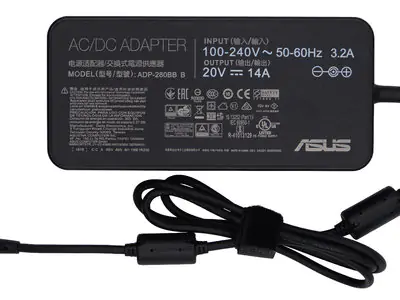 Блок питания 280W для ноутбука Asus ADP-280BB B premium с сетевым кабелем