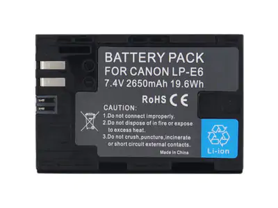 Аккумулятор для камеры Canon LP-E6