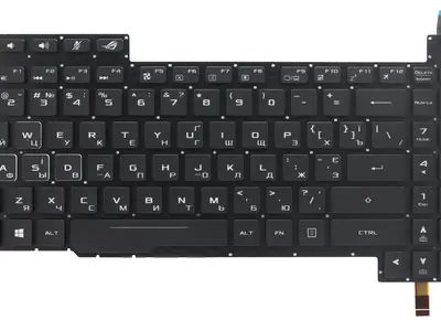 Клавиатура для ноутбука Asus ROG Strix GL703 чёрная, с подсветкой