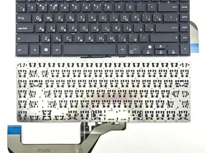 Клавиатура для ноутбука Asus VivoBook X505 чёрная, без рамки