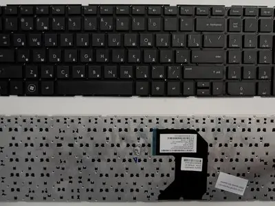 Клавиатура для ноутбука HP 699146-251 чёрная, без рамки
