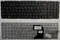 Клавиатура для ноутбука HP 699146-251 чёрная, без рамки