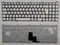 Клавиатура для ноутбука Casper W762 белая, без рамки