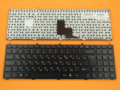Клавиатура для ноутбука DNS MP-08J46SU-430 чёрная, с рамкой