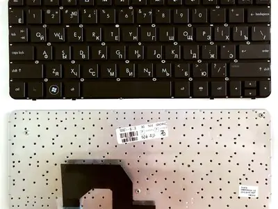 Клавиатура для ноутбука HP Mini 210-1031ER чёрная, без рамки