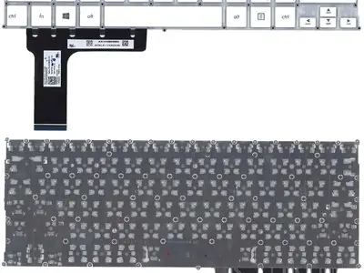 Клавиатура для ноутбука Asus X205T белая, без рамки