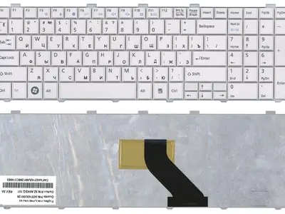 Клавиатура для ноутбука Fujitsu LifeBook NH751 белая
