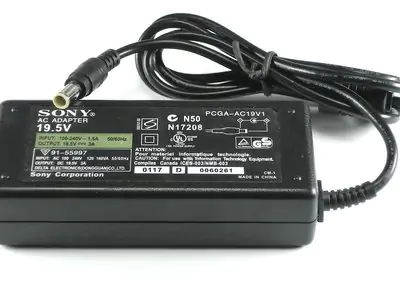 Блок питания для ноутбука Sony pcg-nv105/109 Premium с сетевым кабелем