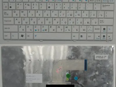 Клавиатура для ноутбука Asus Eee PC 1101HAB белая