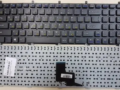 Клавиатура для ноутбука Casper W76 чёрная, без рамки