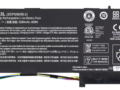 Аккумулятор для ноутбука Acer Aspire P3-171 Original quality