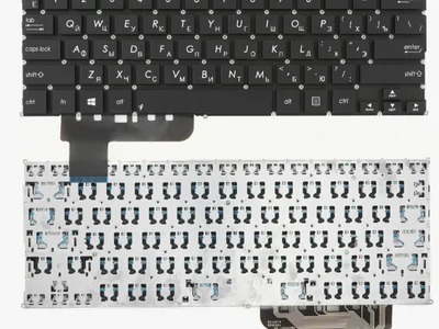 Клавиатура для ноутбука Asus X202 чёрная