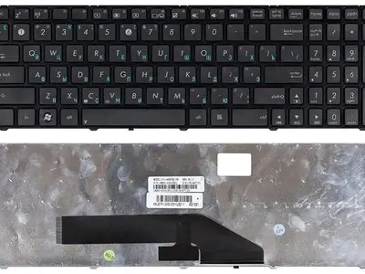 Клавиатура для ноутбука Asus F52J чёрная, с рамкой
