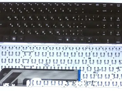 Клавиатура для ноутбука HP NSK-CC0SV чёрная, с рамкой