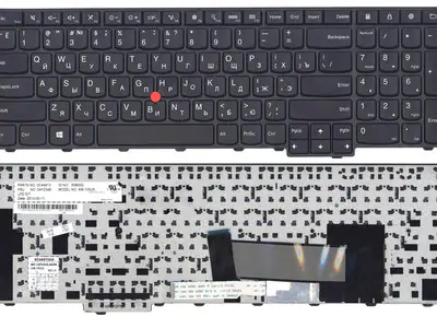 Клавиатура для ноутбука Lenovo ThinkPad W540 чёрная, с рамкой, с джойстиком