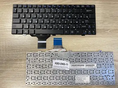 Клавиатура для ноутбука ViewSonic VNB109 чёрная, без рамки