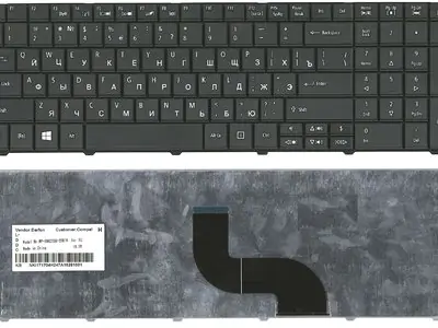 Клавиатура для ноутбука Acer Aspire E1-571G чёрная