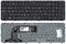 Клавиатура для ноутбука HP Pavilion 17-e104er чёрная, с рамкой