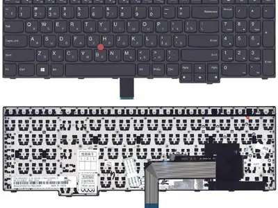 Клавиатура для ноутбука Lenovo ThinkPad E555 чёрная, с джойстиком