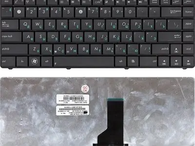 Клавиатура для ноутбука Asus N43 чёрная