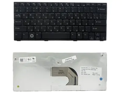 Клавиатура для ноутбука Dell Inspiron mini 1018 чёрная