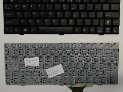 Клавиатура для ноутбука Asus Eee PC 1000, 1000H черная, английская