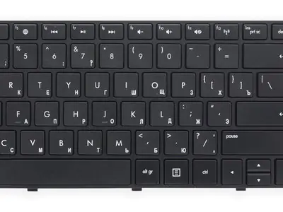 Клавиатура для ноутбука HP Pavilion G7-2300 чёрная, с рамкой