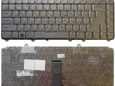Клавиатура для ноутбука Dell CN-OWM824 серебряная