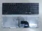 Клавиатура для ноутбука Sony Vaio SVE1511 черная, рамка серая, с подсветкой