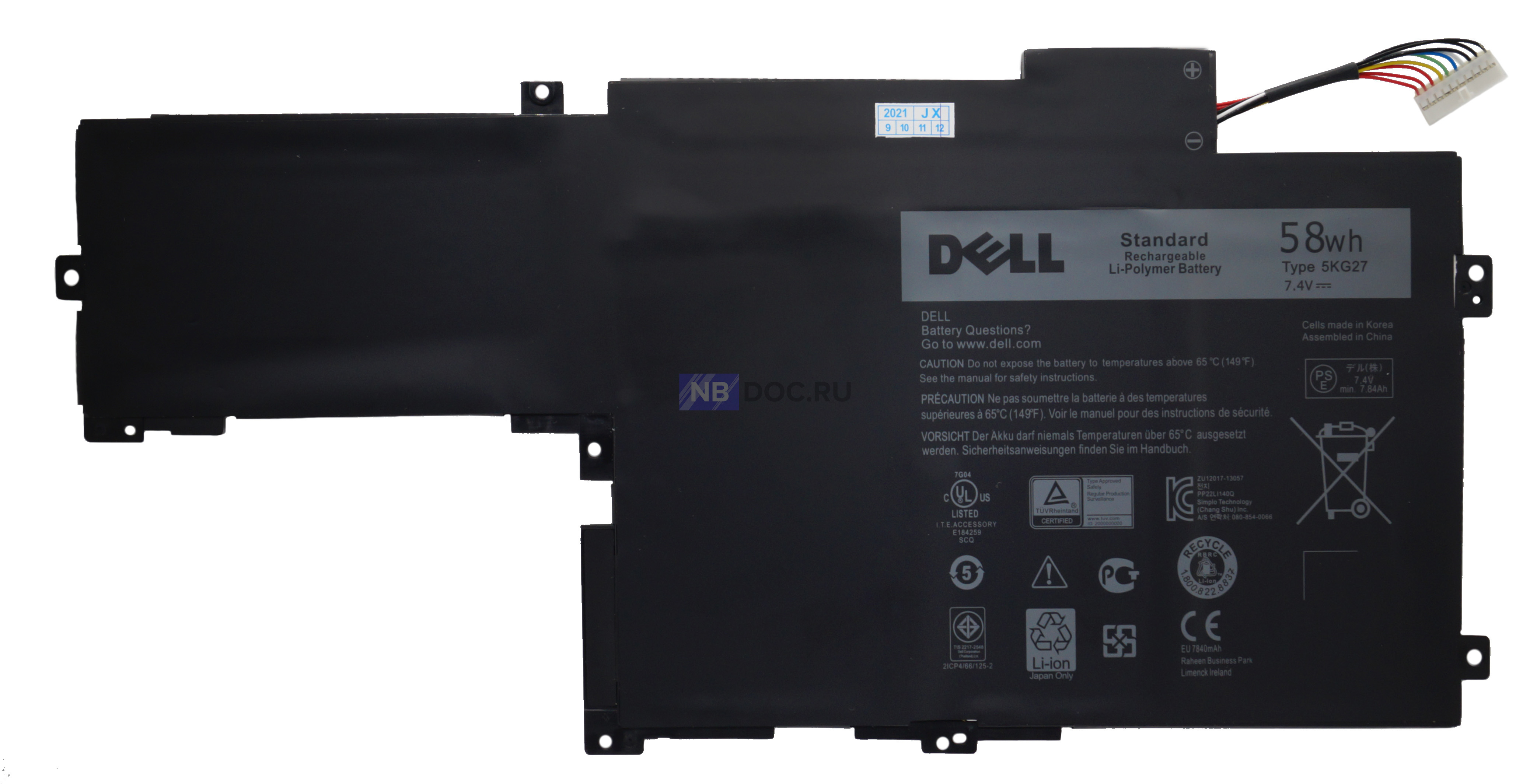 Аккумулятор для ноутбука dell