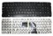 Клавиатура для ноутбука HP Pavilion DV6-7000 черная, без рамки, плоский Enter