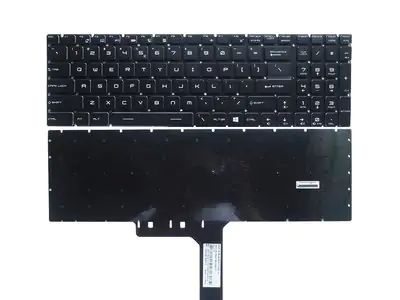 Клавиатура для ноутбука MSI GE63VR, GE73VR черная, RGB подсветка