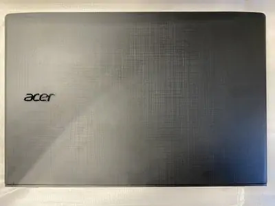 Крышка матрицы (Cover A) для ноутбука Acer Aspire E5-575, E5-575G, E5-575TG, E5-523, E5-553, TMTX50, TMP259,  матовый черный, OEM