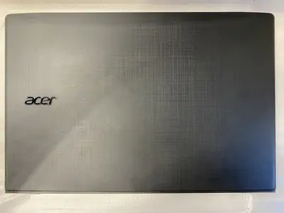 Крышка матрицы (Cover A) для ноутбука Acer Aspire E5-575, E5-575G, E5-575TG, E5-523, E5-553, TMTX50, TMP259,  матовый черный, OEM
