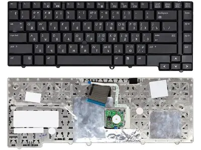 Клавиатура для ноутбука HP EliteBook 6930р, чёрная, с джойстиком