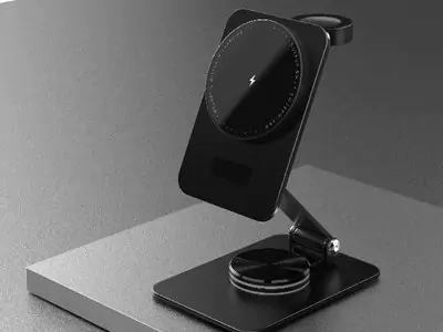 беспроводная зарядка Z7 (стойка-крутящаяся iwatch)