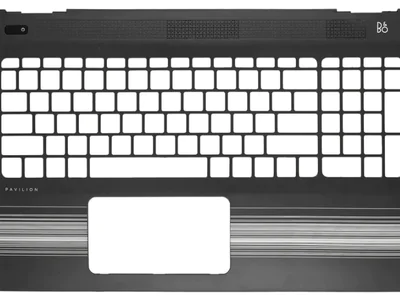 Топкейс (Cover C) для ноутбука HP Pavilion 15-au, 15-aw, серый, OEM