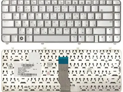 Клавиатура для ноутбука HP Pavilion DV5Z серебряная