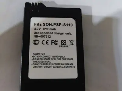 Аккумулятор для игровой приставки Sony (PSP-S110) PSP 2000, 3000, PSP Lite, PSP Silm, 3.6V 1200mAh