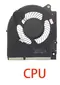 Вентилятор (кулер) для ноутбука Dell Alienware M15 R5, R6, R7, 12V, CPU