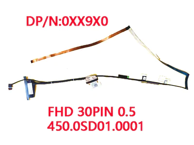 Шлейф матрицы для ноутбука Dell Inspiron 7430, 7435, 5435 2in1 FHD, 30pin, 450.0SD01.0011