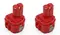 Аккумулятор для электроинструмента Makita 12V, 2000mAh (Ni-Cd), PA12, 6271D, 6270D, 1222, 1220, 193157-5, 1234, 193981-6, 192597-4, 193100-4, OEM, 2шт
