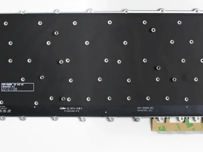 Клавиатура для ноутбука Samsung Galaxy Book Flex NP930QDA, NP930QDB, NP950QDB, NP935QDB, NP930QEB, чёрная, без рамки, с подсветкой