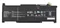 Аккумулятор для MSI (BTY-M494) Modern 15 B12M, 39.3Wh, 11.4V, white connector
