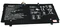 Аккумулятор для HP (CN03XL) Spectre x360 13-AB001, 13-w002ng, 13-AC010TU, 57.9Wh, 11.55V