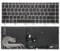 Клавиатура для ноутбука HP EliteBook 840 G5, 745 G5, 840 G6, 745 G6, черная, рамка серебряная, с подсветкой, с джойстиком, с подсветкой