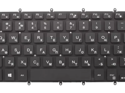 Клавиатура для ноутбука Dell  Inspiron 5379 5370, Vostro 5370 5471 5468, P87G, P88G, чёрная, без рамки