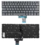 Клавиатура для ноутбука Lenovo IdeaPad 320s-13IKB , 720s-14IKBR, IKB, серая, без рамки, с подсветкой