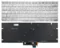 Клавиатура для ноутбука Asus ZenBook UM431DA, UX431FA, UX431FN, VivoBook S431FA, X431FA, S431FL, серебристая, без рамки, с подсветкой