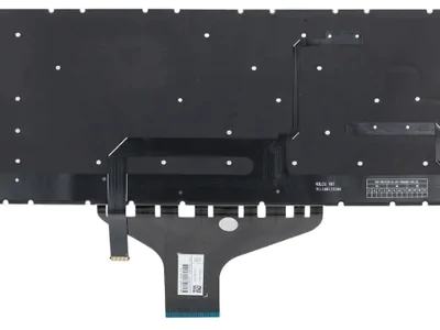 Клавиатура для ноутбука HP OMEN 17-cb0000, 17-cb1000, чёрная, без рамки, с RGB подсветкой